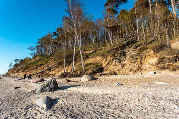 Baltic sea coast near Klaipeda/ Lithuania. The area is known as the Dutch Hat because of the dunes formed in a similar shape as old style Dutch cap.