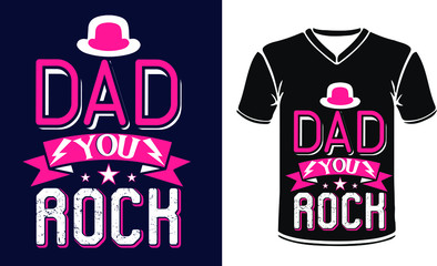 Father's Day T-shirt design With Father's day greeting card, great design for any purposes. Typography poster. Cool phrase for t shirt print. Inspirational slogan. Vector 
