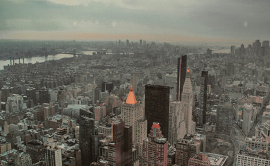 Fototapeta premium new york from above
