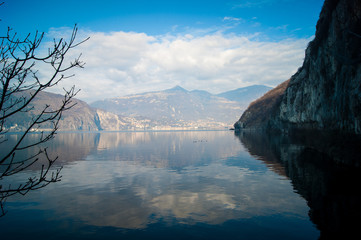 lake in the mountains