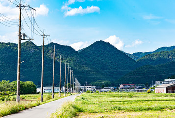 兵庫県丹波市・山里の風景