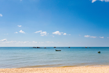 Fototapeta na wymiar Landscape of Phu Quoc Duong Dong beach