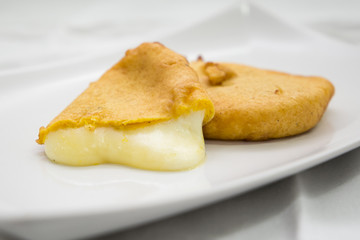 The stringy Abruzzo fried cheese
