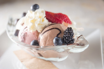 fruit ice cream