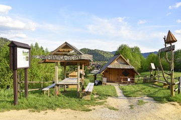 Bacówka w Pienińskim Parku Narodowym 