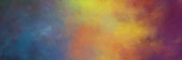 beautiful abstract painting background graphic with pastel brown, dark slate gray and dark khaki colors and space for text or image. can be used as horizontal header or banner orientation
