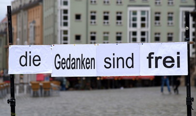 Transparent auf einer Demo: 