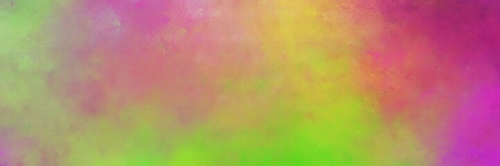 beautiful dark khaki and moderate pink color background with space for text or image. vintage texture, distressed old textured painted design. can be used as horizontal background graphic