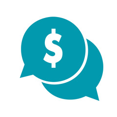 Fototapeta premium Message money, vector best flat icon on texture background , EPS 10