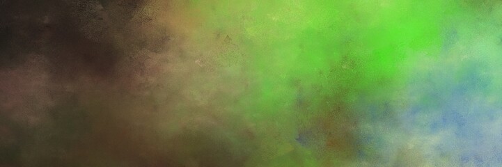 beautiful abstract painting background graphic with pastel brown, olive drab and very dark green colors and space for text or image. can be used as postcard or poster