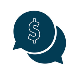 Message money, vector best flat icon on texture background , EPS 10