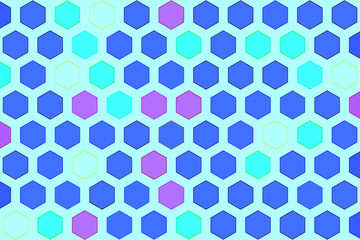 seamless pattern with hexagons