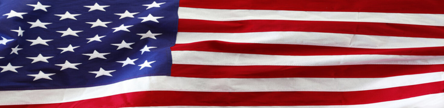USA flag banner