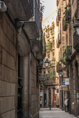 Obraz premium BARRIO GOTIGO BARCELONA