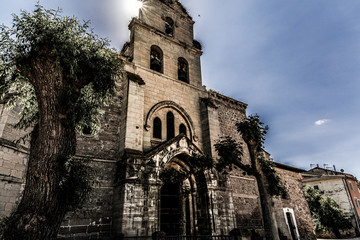 Monasterio antiguo en Belorado un pueblo de la provincia de Burgos