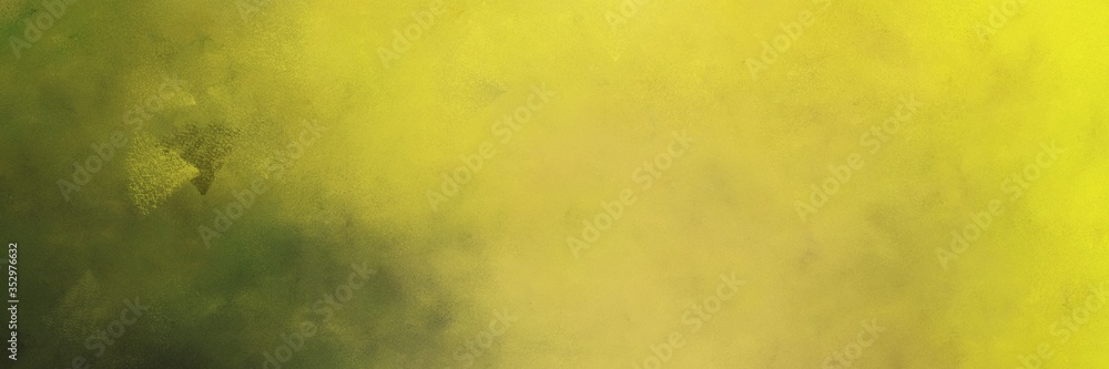 Poster beautiful abstract painting background texture with golden rod and dark olive green colors and space