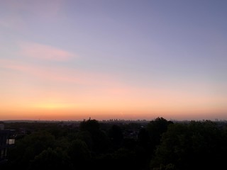 Early morning sunrise