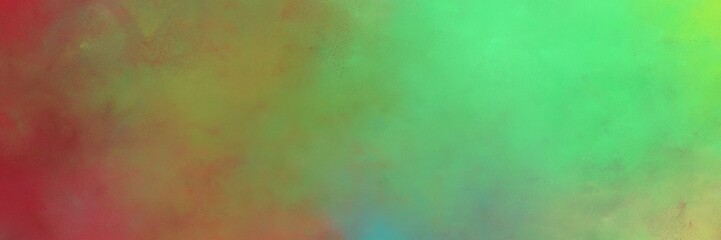 Fototapeta na wymiar beautiful abstract painting background texture with moderate green, dark moderate pink and pastel brown colors and space for text or image. can be used as header or banner