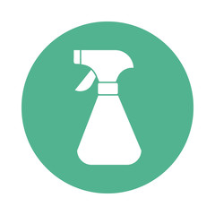 splash bottle spray silhouette block style icon