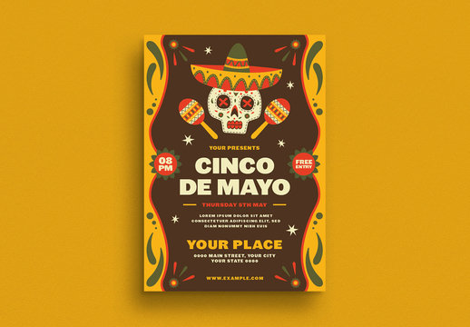 Cinco De Mayo Flyer Layouts