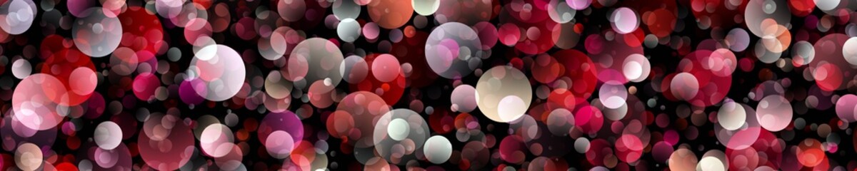 Fantastic bubble panorama background design illustration