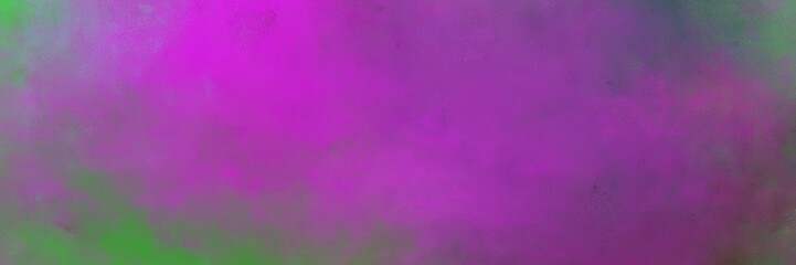 beautiful antique fuchsia, dark olive green and gray gray colored vintage abstract painted background with space for text or image. can be used as horizontal background texture