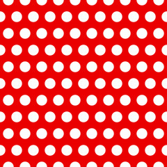 Abstract background with  red circles. polka dot bubble seamless pattern vector