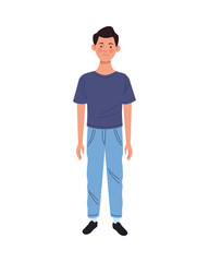 young man avatar character icon