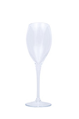The glass for differnet  drink in the bar  on the white background