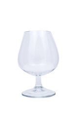 The glass for differnet  drink in the bar  on the white background