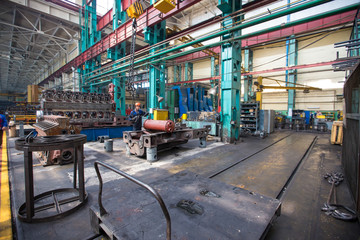 Ussuriysky Locomotive Repair Plant. Workshop repair factory