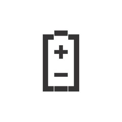 Battery icon logo design vector