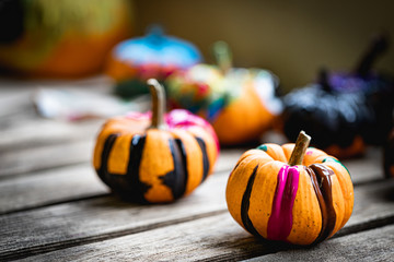Painted Mini Pumpkins