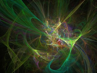 Imaginatory fractal background Image