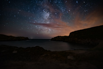 The Milky Way from Anglesey beach