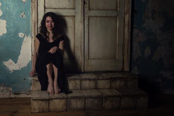 Yong woman and  her sorrow