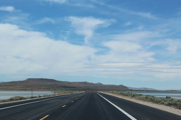 Lakeside road