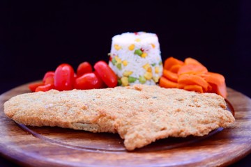 fish rice salad 