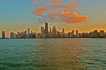 Fototapeta na wymiar Chicago Illinois City Spots