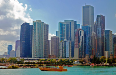 Fototapeta premium Chicago Illinois City Spots