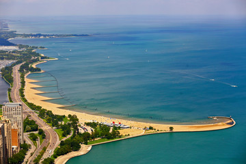 Fototapeta premium Chicago Illinois City Spots