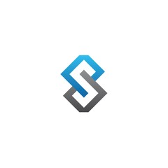 Obraz premium initial s logo design icon template