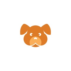Dog head logo