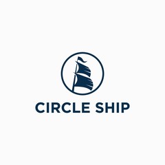 Sailing boat icon symbol ,logo design.