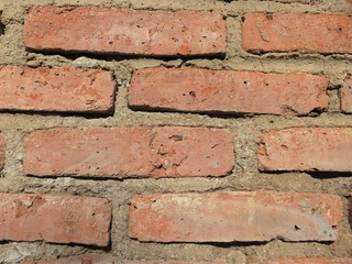 red brick wall background
