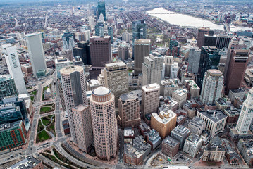 Aerial View of Boston
