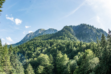 Germany Countryside with Clouds and Mountains