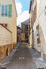 Chalons en Champagne, France,narrow street