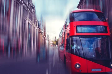 Foto op Plexiglas Abstract and Horizontal Motion London City Street View  © joeycheung