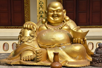 Fat Golden Buddha, Wat Chang Kham, Chiang Mai